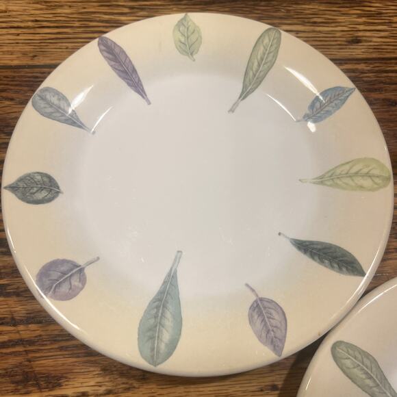 6 PIECE SET Portmeirion Seasons Leaves - 3 Plates 3 Mugs By Susan Williams-Ellis - Picture 7 of 14
